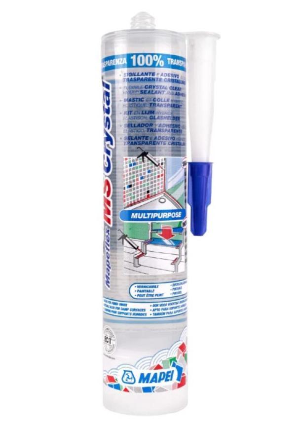 Sigillante trasparente Mapei Mapeflex Ms Crystal 300ml