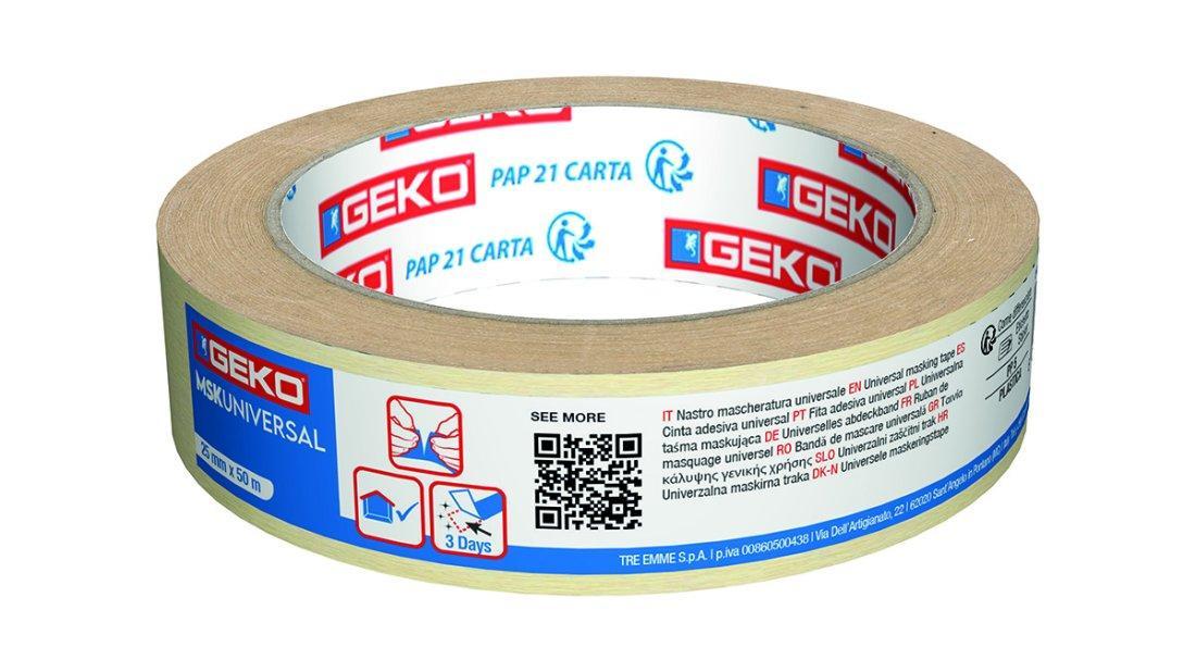 Nastro adesivo in carta Geko 30mm x 50 metri