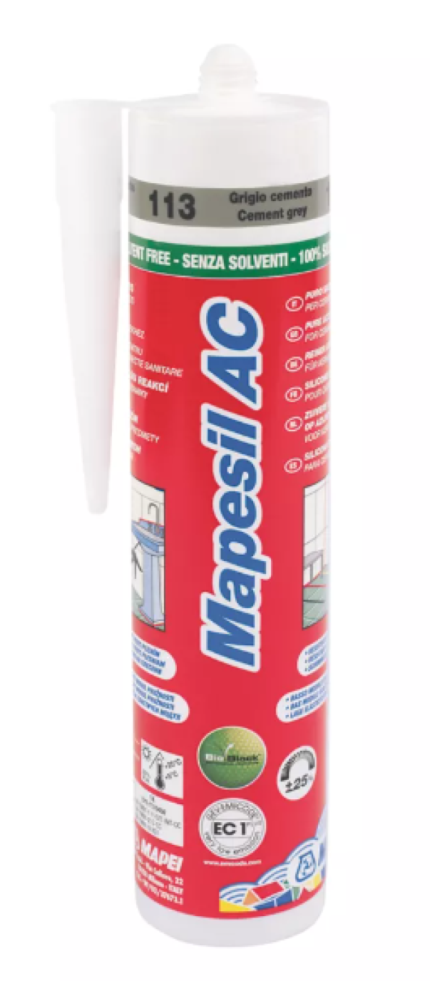 Mapesil AC 113 Grigio Cemento Mapei 310ml