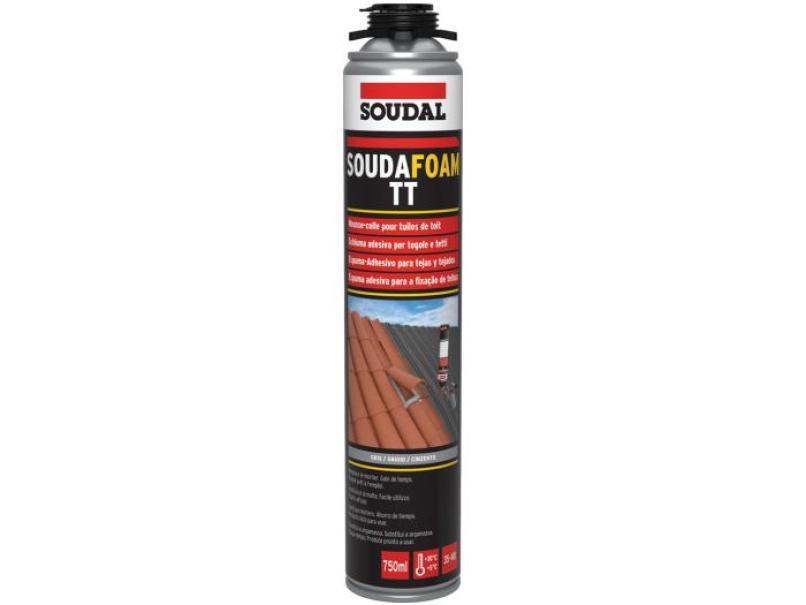 Schiumarapida Soudal soudafoam TT per tegole per pistola 750 ml