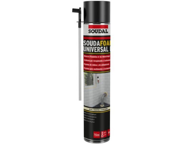 Schiuma poliuretanica Soudal soudafoam universal manuale 750ml