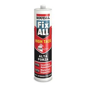 Adesivo sigillante  fix all high tack 290ml bianco