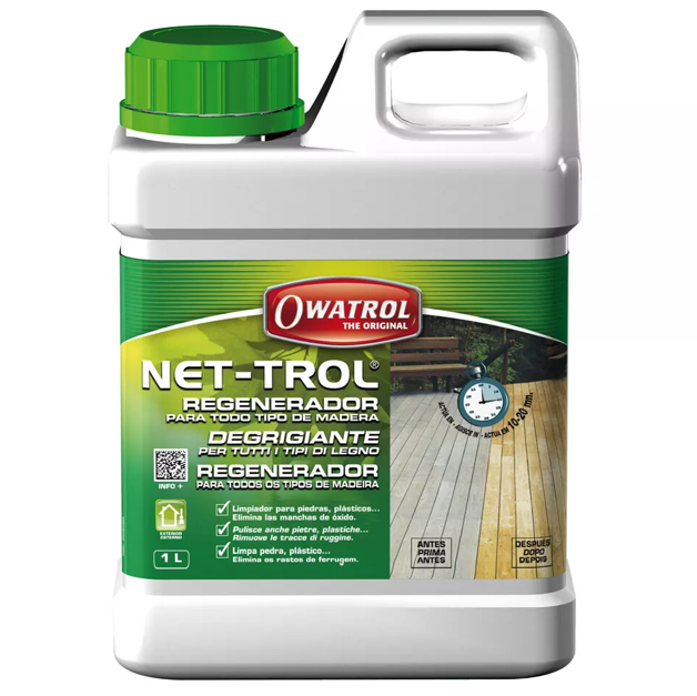 Pulente non sbiancante per legno Net-trol Owatrol 1 litro