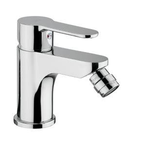 Miscelatore  bidet con piletta cromato blu135cr