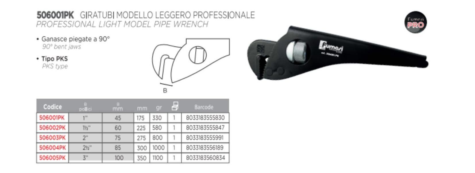 Giratubo Fumasi diritto 175mm