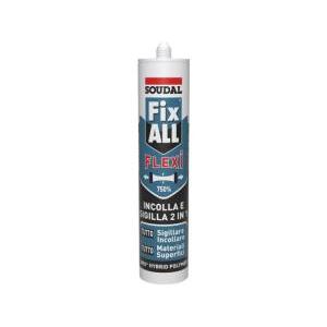 Fix all flexi  adesivo sigillante ms polymer ibrido bianco 290ml