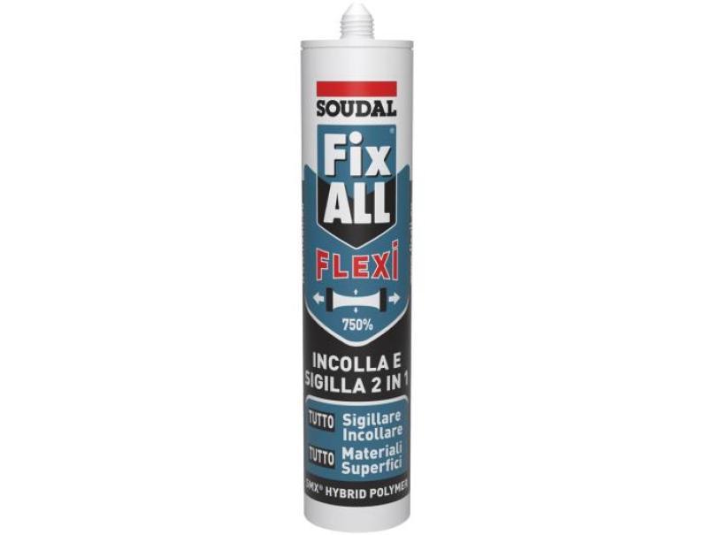 Fix ALL Flexi Soudal adesivo sigillante MS Polymer ibrido bianco 290ml