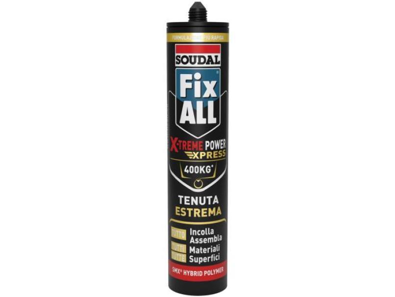 Adesivo di montaggio Soudal Fix ALL X-treme Power Express bianco 280ml