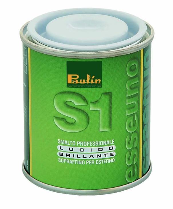 Smalto lucido bianco brillante S1 Paulin per esterno 750ml