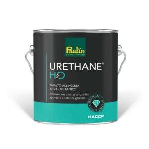 Smalto all' acqua urethane  bianco lucido 750ml