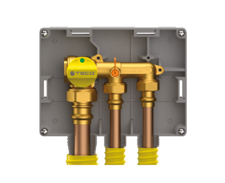 Collettore gas Teco mono intercettazione due vie