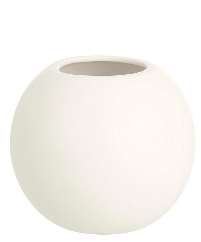 Vaso Althea Bizzotto porcellana bianco dm 13cm h 11cm