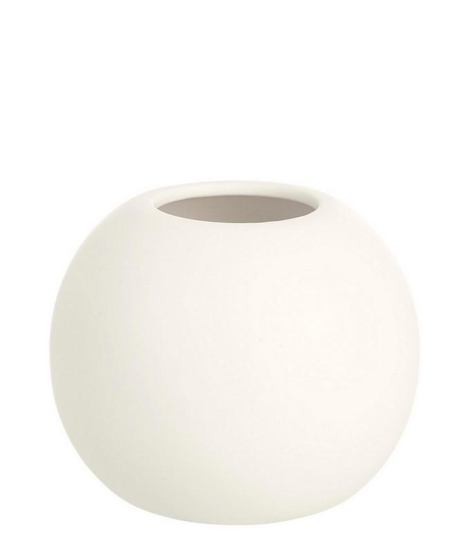 Vaso Althea Bizzotto porcellana bianco dm 11cm h 9cm