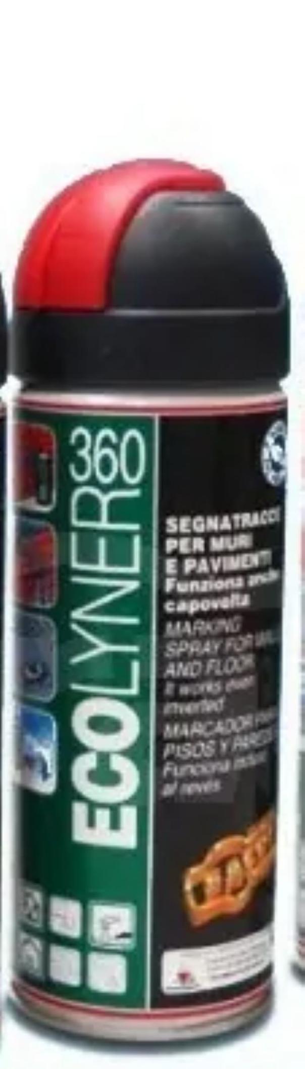 Vernice spray rossa Facot Ecolyner 360u00b0 400ml