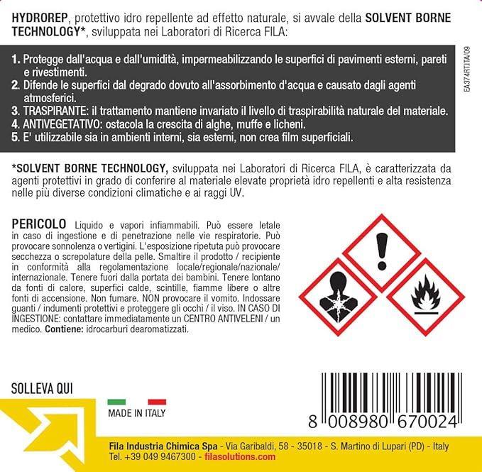 Protettivo idrorepellente Fila hydrorep 1 litro-2