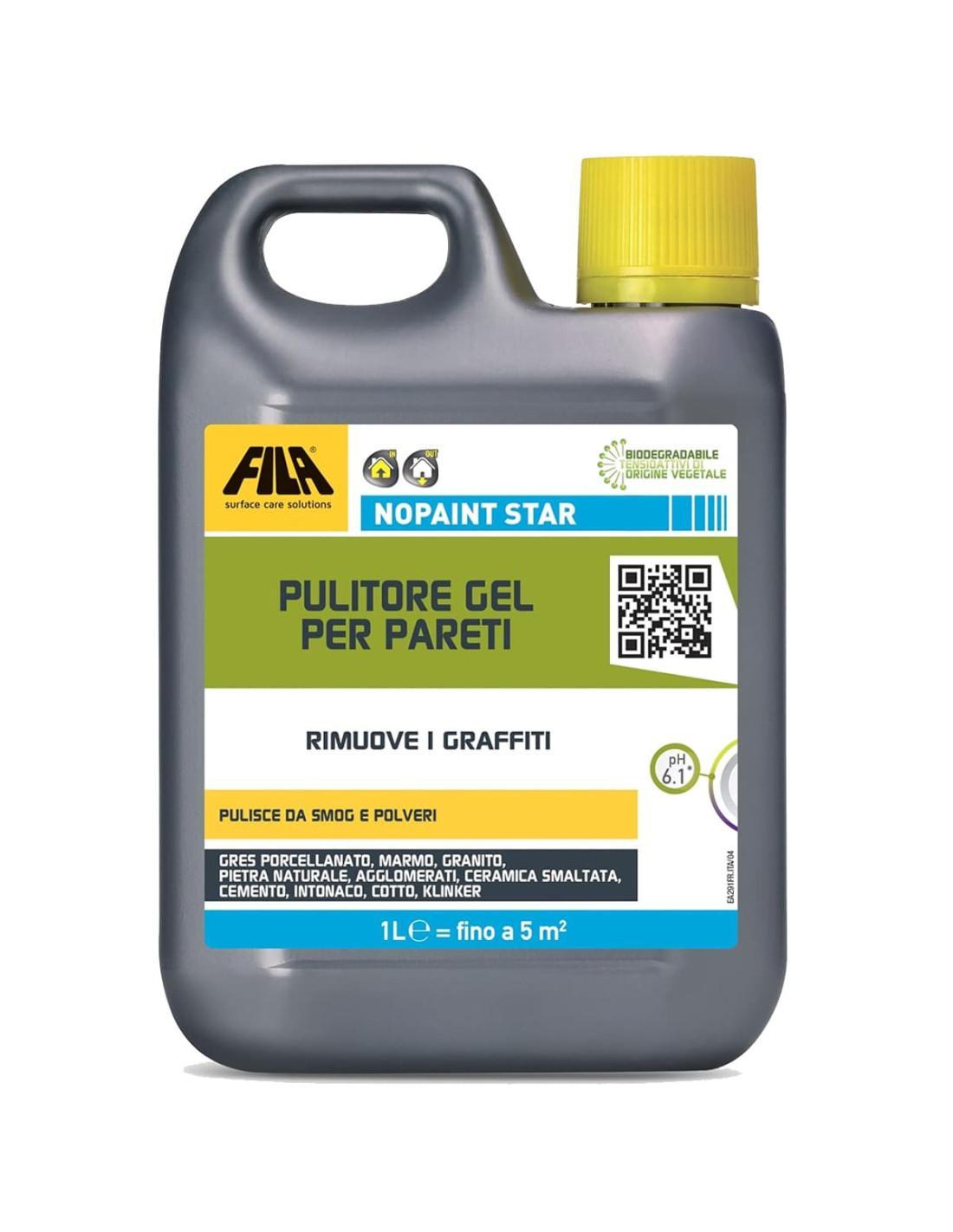 Pulitore gel per pareti Fila nopaint star 1 litro-1