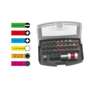 Set inserti colorati acciaio  32 pezzi art. 92771