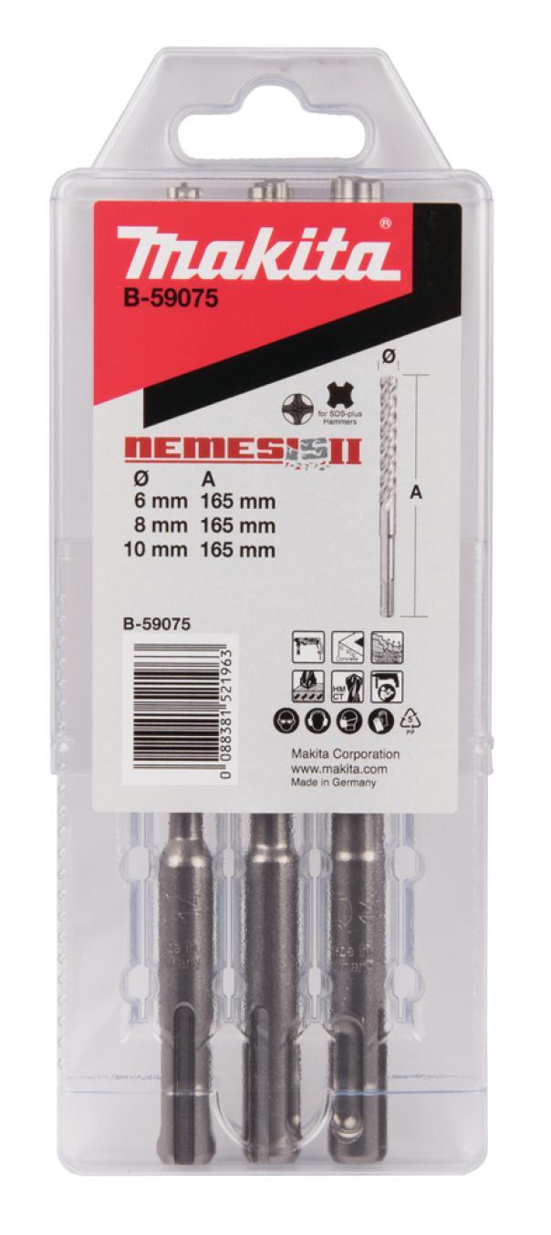 Set punte Nemesis Makita 6-8-10mm Art. 59075