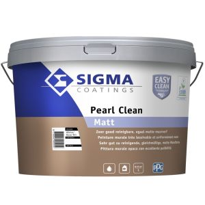 Pittura murale lavabile per interni  pearl clean wn 2.5 litri