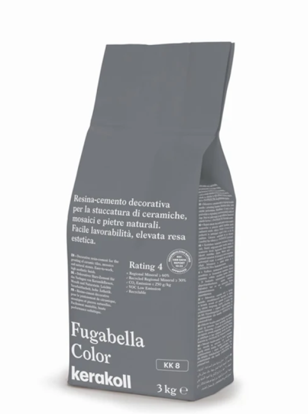 Stucco per fughe Kerakoll Fugabella KK 8 grigio medio 3kg